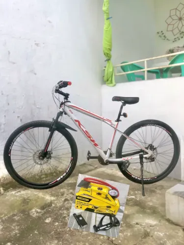 Bicicleta Aro 29 seminova + kit bike