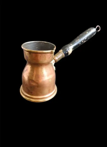 Cafeteira Turca Antiga (Cezve) em Latão, Anos 50
