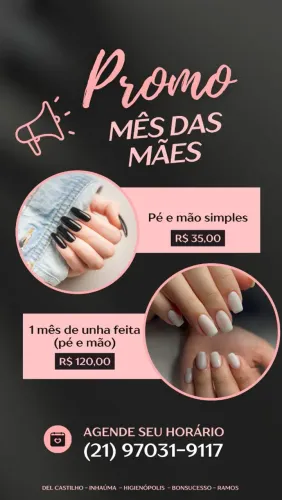 Pé e mão (Esmaltação e cutilagem)