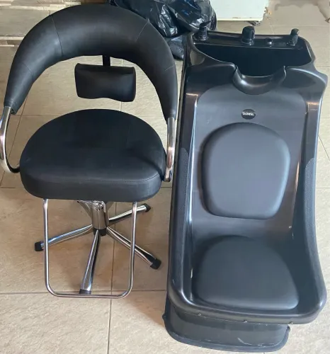 Cadeira hidráulica + Lavatório