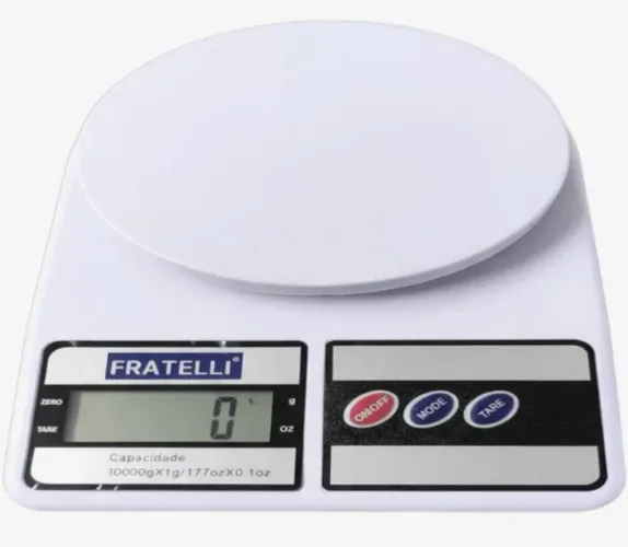 Balança Digital para Cozinha Suporta até 10Kg