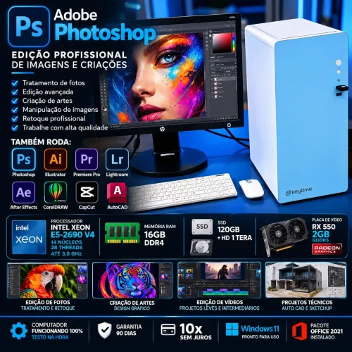 computador home office e edição 10x sem juros