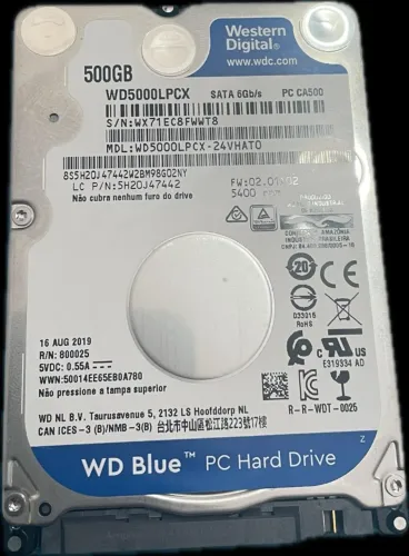 HD WD 500GB 