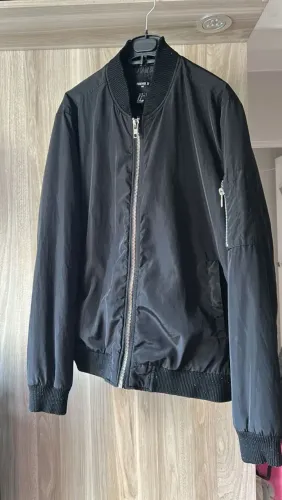 JAQUETA MASCULINA FOREVER 21 MEN PRETA