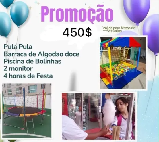 Aluguel de brinquedos 