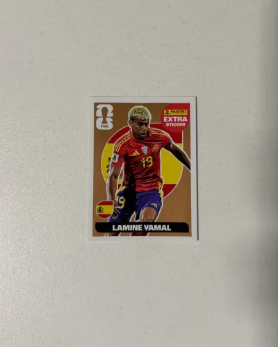 Figurinha Copa 2026 Extra Legend Lamine Yamal Bronze