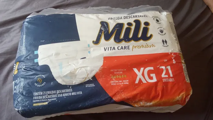 fraldas Mili vota Care Premium xg com 21 unidades 