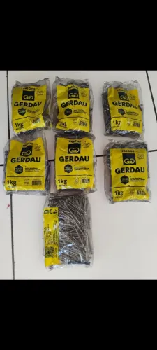 Prego Gerdau 17x27 arame queimado 