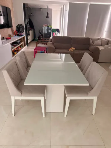 Mesa laqueada 4 lugares