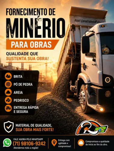 Fornecimento Minério Obra 