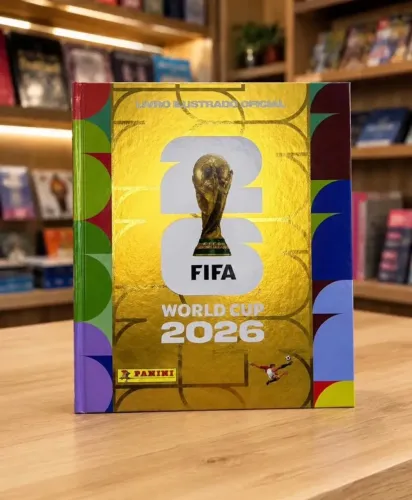 Álbum Copa Capa Dura Dourado 2026