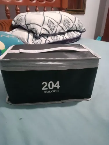 Canetas marcadoras touch 204 PCS com organizador e alça