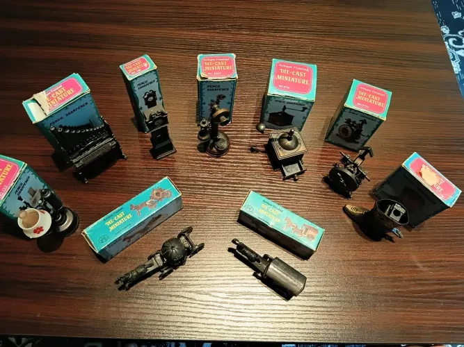 Coleção 9 Apontadores Vintage
