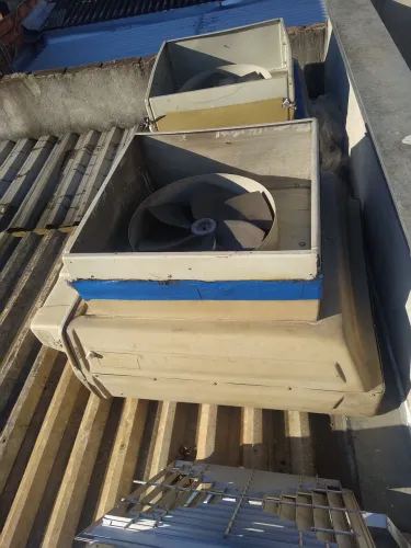 Eco brise ventilador e climatizador industrial. 
