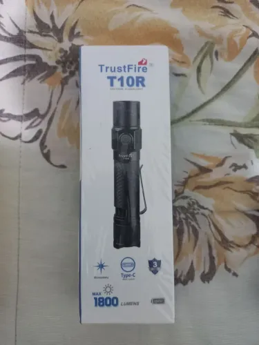 Lanterna Led T10R 1800 Lumens 18650 usb tipo C