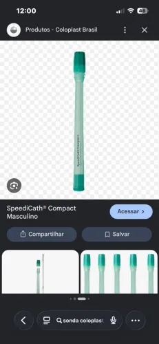 Sonda cateterismo coloplast