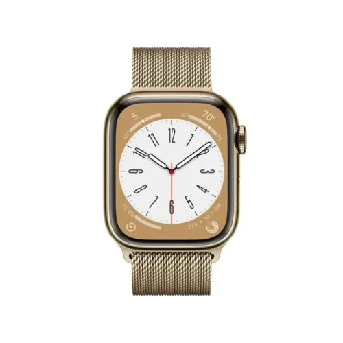 Apple Watch S8 Stainless Steel GPS/LTE 45mm Gold Milanese