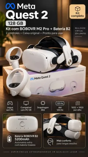 Meta Quest 2 kit completo