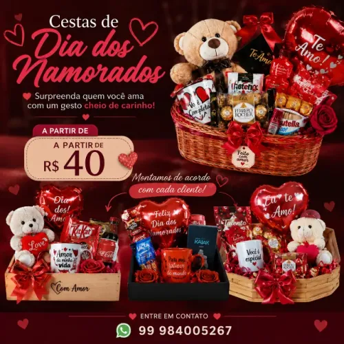 Cesta dia dos namorados 