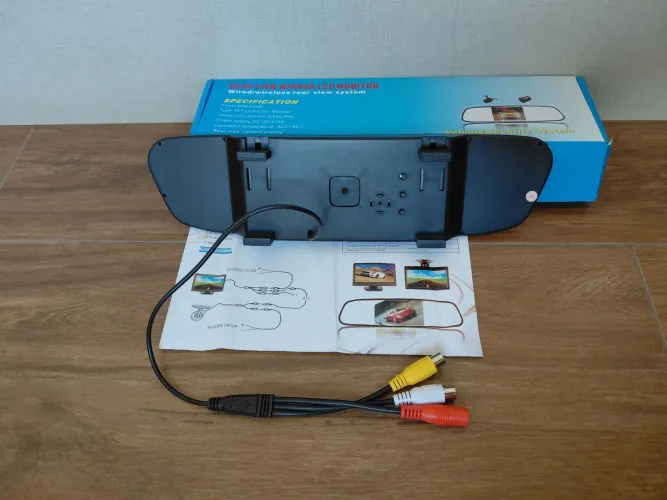 Kit estacionamento retrovisor interno, câmera de ré, kit sensor de estacionamento