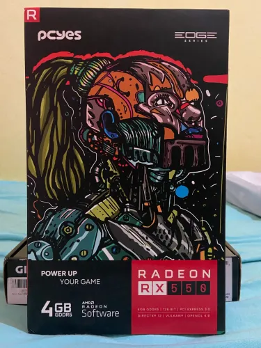 Placa de vídeo rx 550 4gb vram