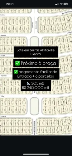 Oportunidade lote em terras Alphaville Ceará