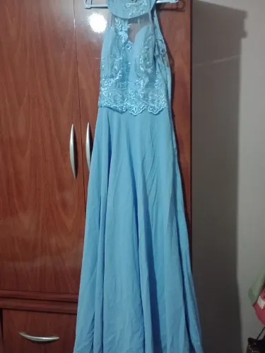Vestido madrinha azul