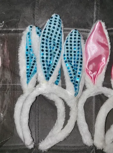 Tiara orelha de coelho