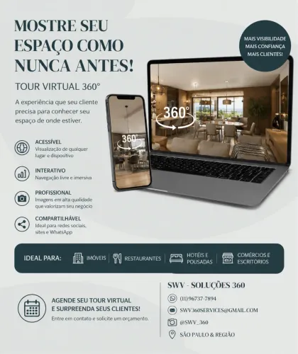 Tour Virtual 360° + Vistoria Imobiliária Profissional