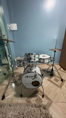 Bateria Odery Café kit WM White Mist Semi-Nova + bags + Chimbal 13?