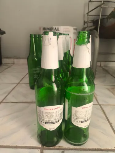 Garrafa de vidro