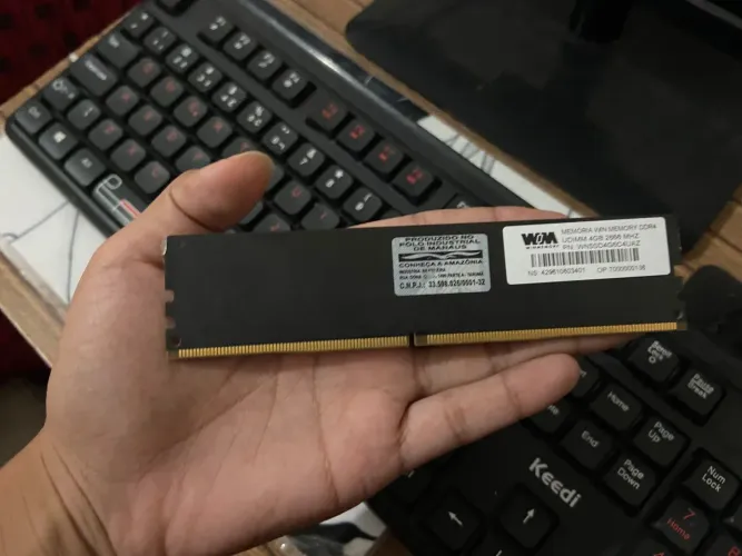 Memória RAM DDR4 4GB 2666MHz WJM