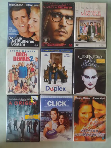 DVD FILMES ORIGINAIS 9 TEMAS VALOR UNITÁRIO 