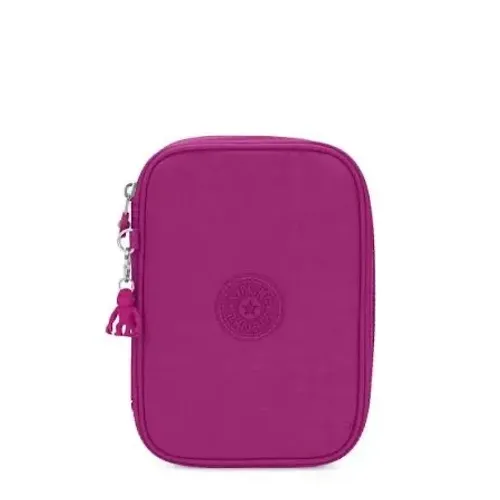estojo kipling rosa 