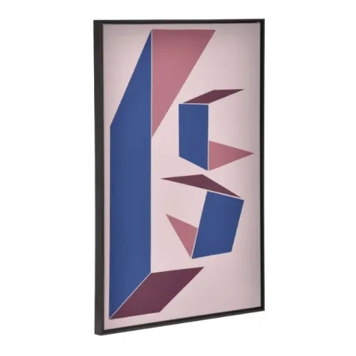 Quadro decorativo Tok&Stok 80x55cm com moldura MDF