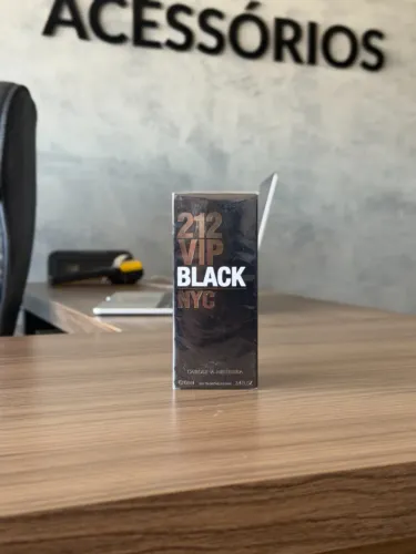 Perfume 212 VIP Black Carolina Herrera EDP 100ml Originais Loja Física Pronta Entrega