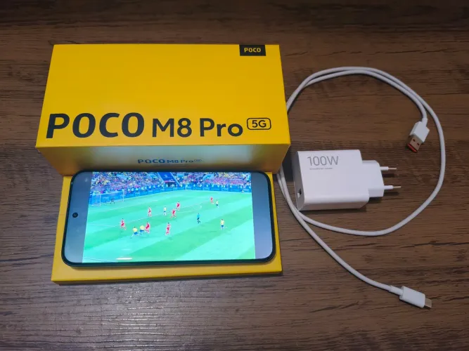 POCO M8 Pro 5G 256GB + Carregador 100W Original