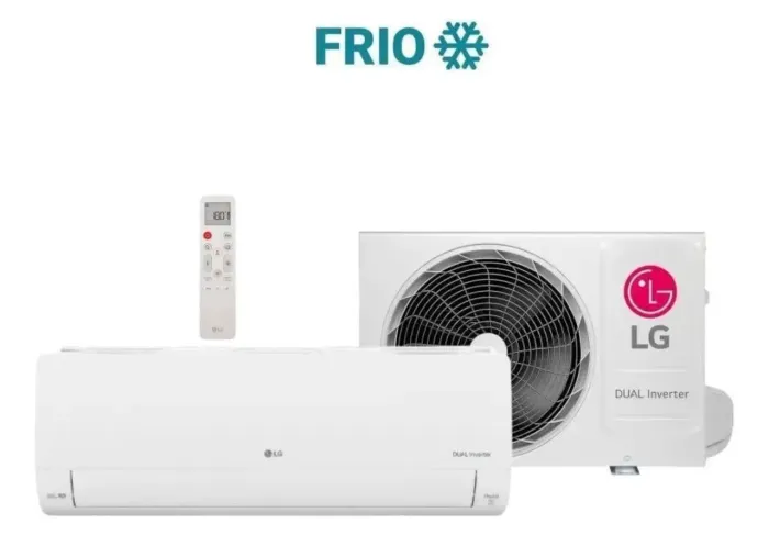 Ar-Condicionado Split LG Dual Inverter Voice + IA, novo e com garantia