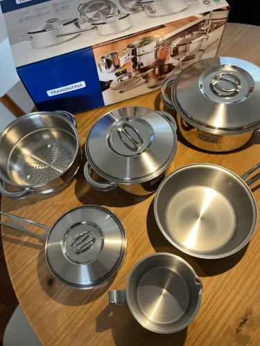 JOGO TRAMONTINA SOLLAR INOX