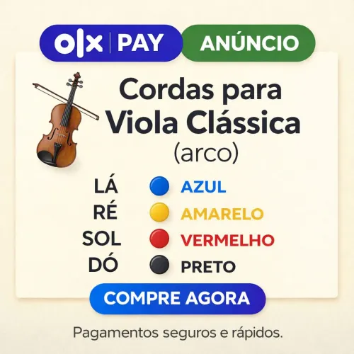 Jogo de Cordas Mauro Calixto para Viola de Arco