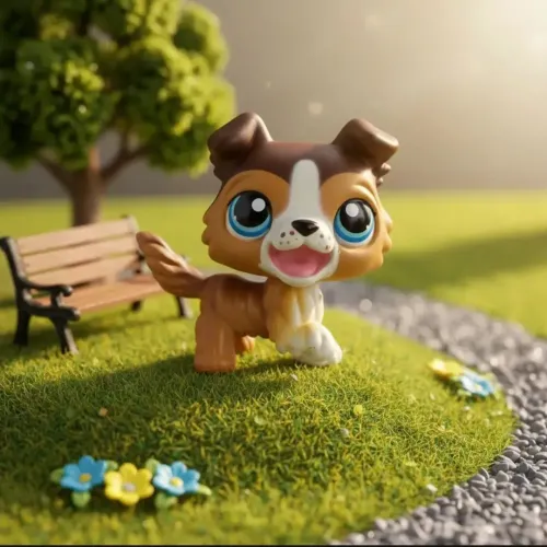 Littlest Pet Shop Collie #237 - Tricks N' Treats Show