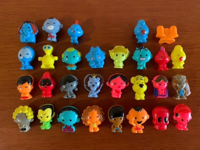 lote de gogos coloridos turma da Mônica