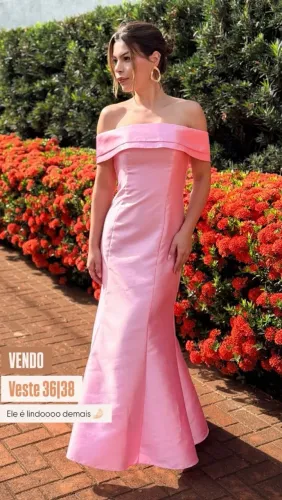 Vestido formatura tamanho P veste 38