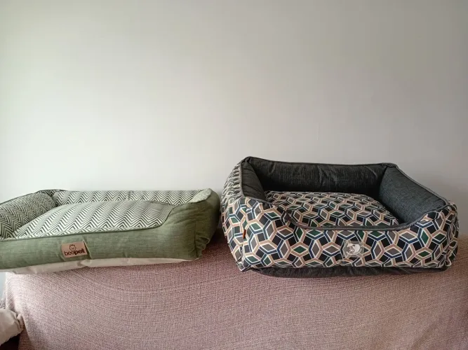 DUAS CAMINHAS NOVAS DE CACHORRO. NUNCA FORAM USADAS.