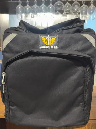 Mochila Bag Térmica Guerreiros da Rua - Nova / Sem Uso + Acessórios Completa
