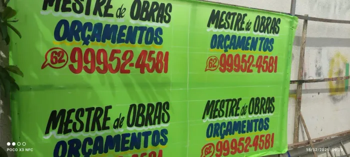 Sou mestre de obras 