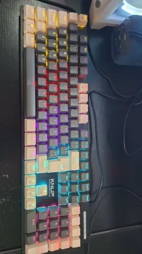 Mouse Gamer + teclado zero com nota fiscal
