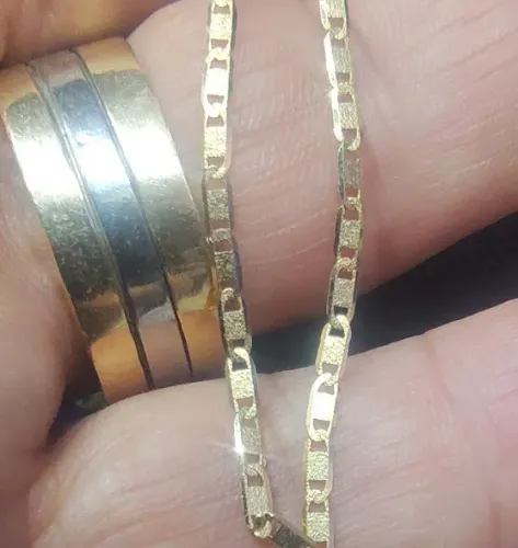 Pulseira Piastrine Maciça Peso 1.49 Gramas 20 Cm 2 mm
