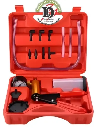 Sangrador De Freio De Bomba De Vácuo Manual Carro Moto 15pçs - SAFETY-MLSFTY01
