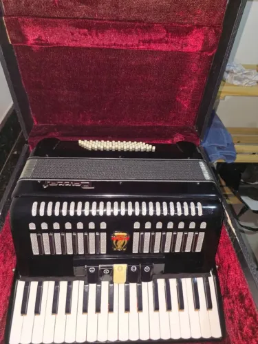 Acordeon Parrot 80 baixos Parrot - Nunca Foi Tocada Excelente Estado!!!